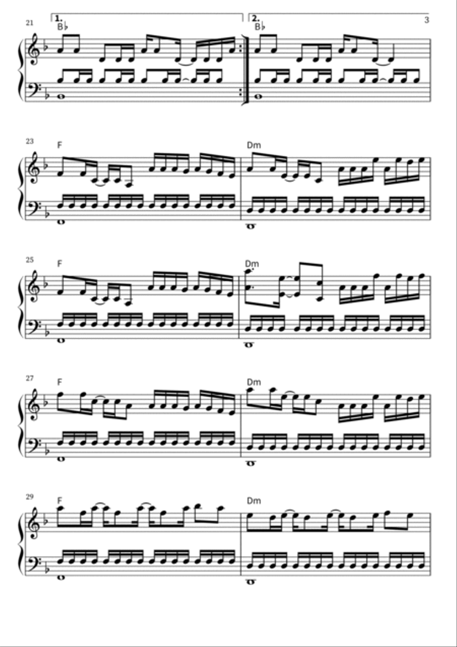 The Adults Are Talking Piano Solo scores gallery preview page 3