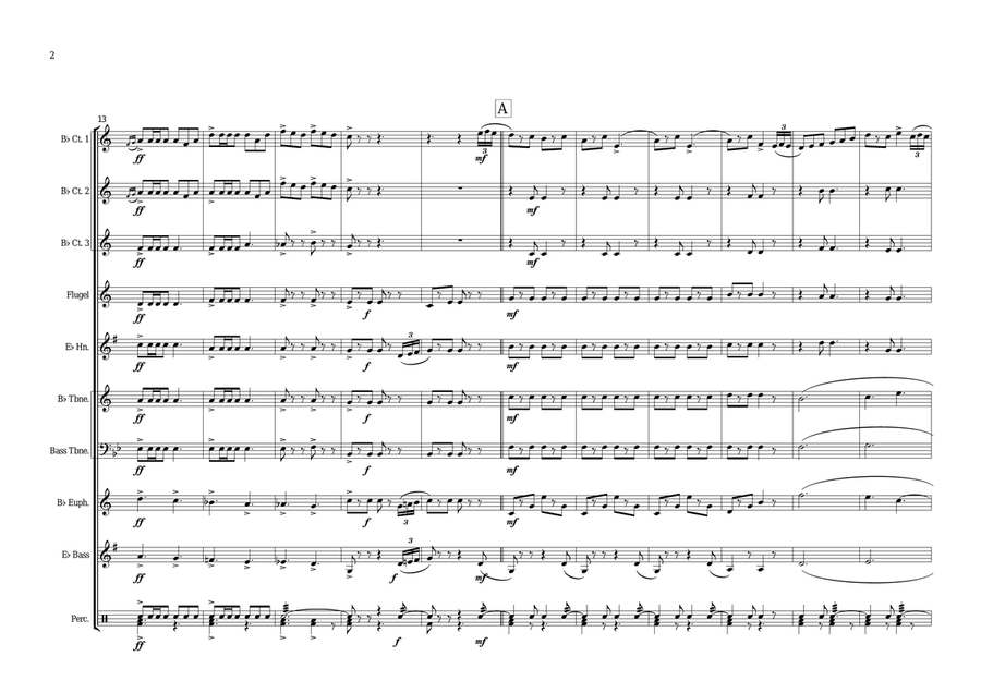 Marche Lorraine Marche Lorraine Brass Ensemble scores gallery preview page 4