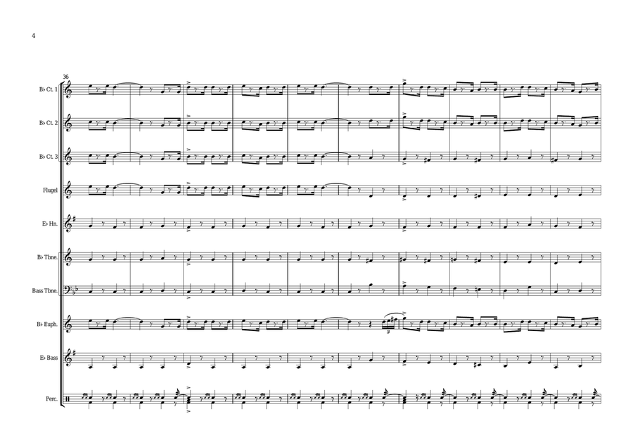 Marche Lorraine Marche Lorraine Brass Ensemble scores gallery preview page 6
