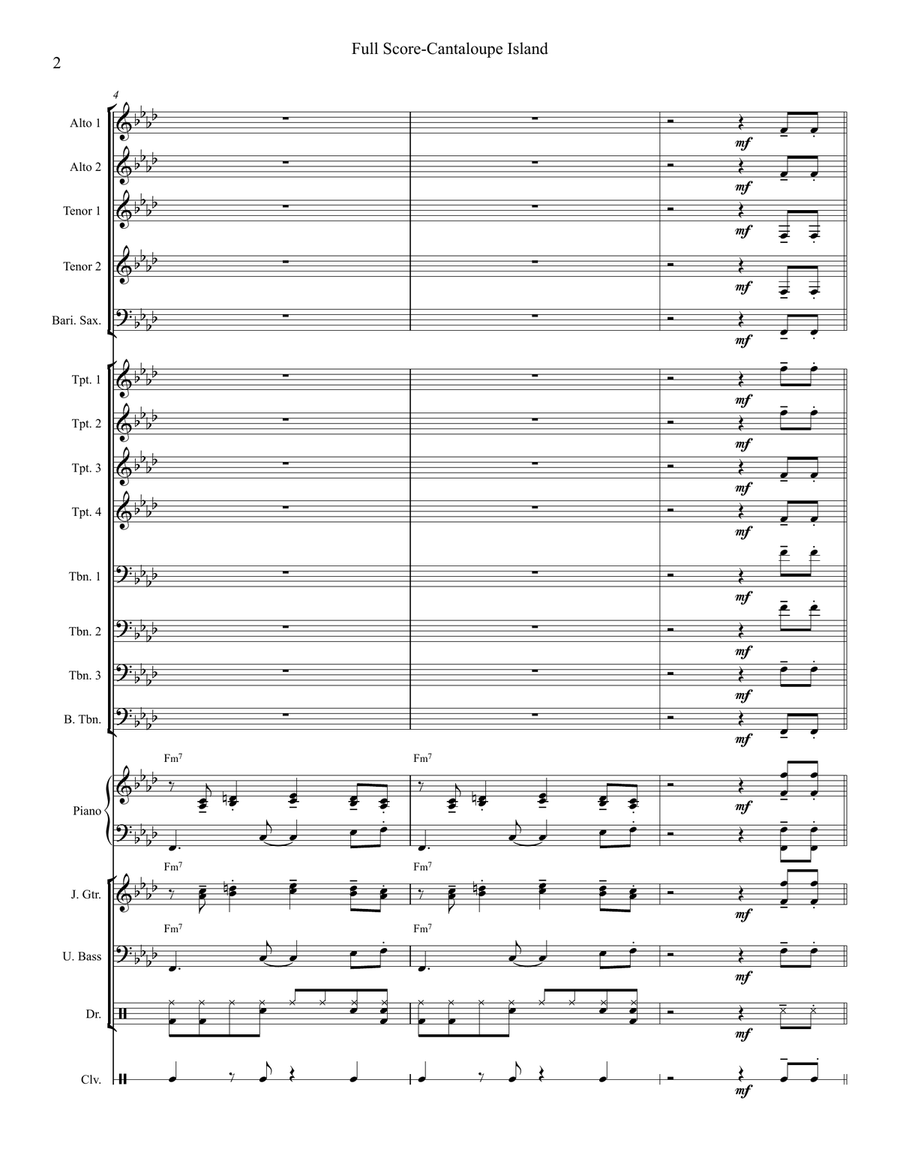 Cantaloupe Island Cantaloupe Island Jazz Ensemble scores gallery preview page 2