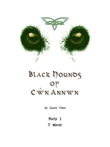 Black Hounds of Cŵn Annwn for Harp Ensemble (C minor)-Harp 1 part only