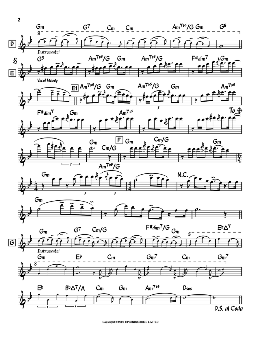 Taal Se Taal Taal Se Taal Violin Solo scores gallery preview page 2