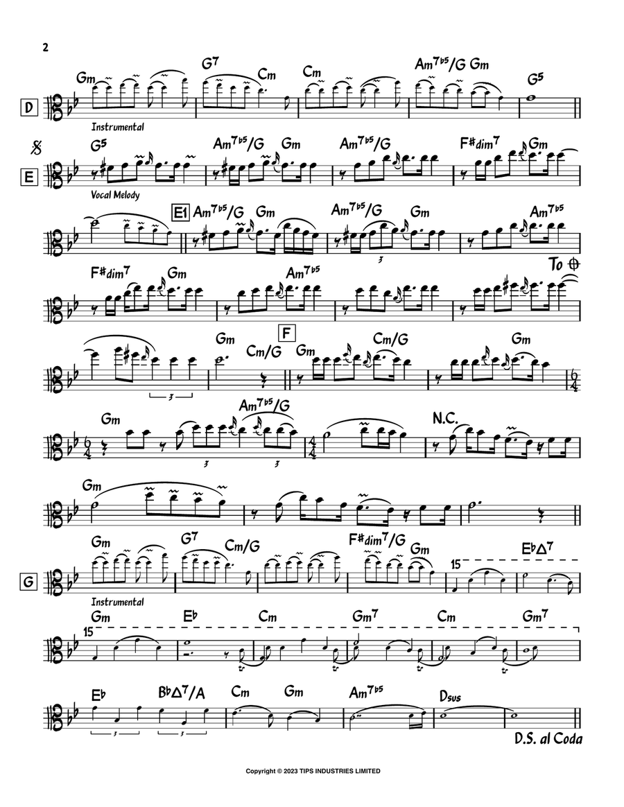 Taal Se Taal Taal Se Taal Viola Solo scores gallery preview page 2