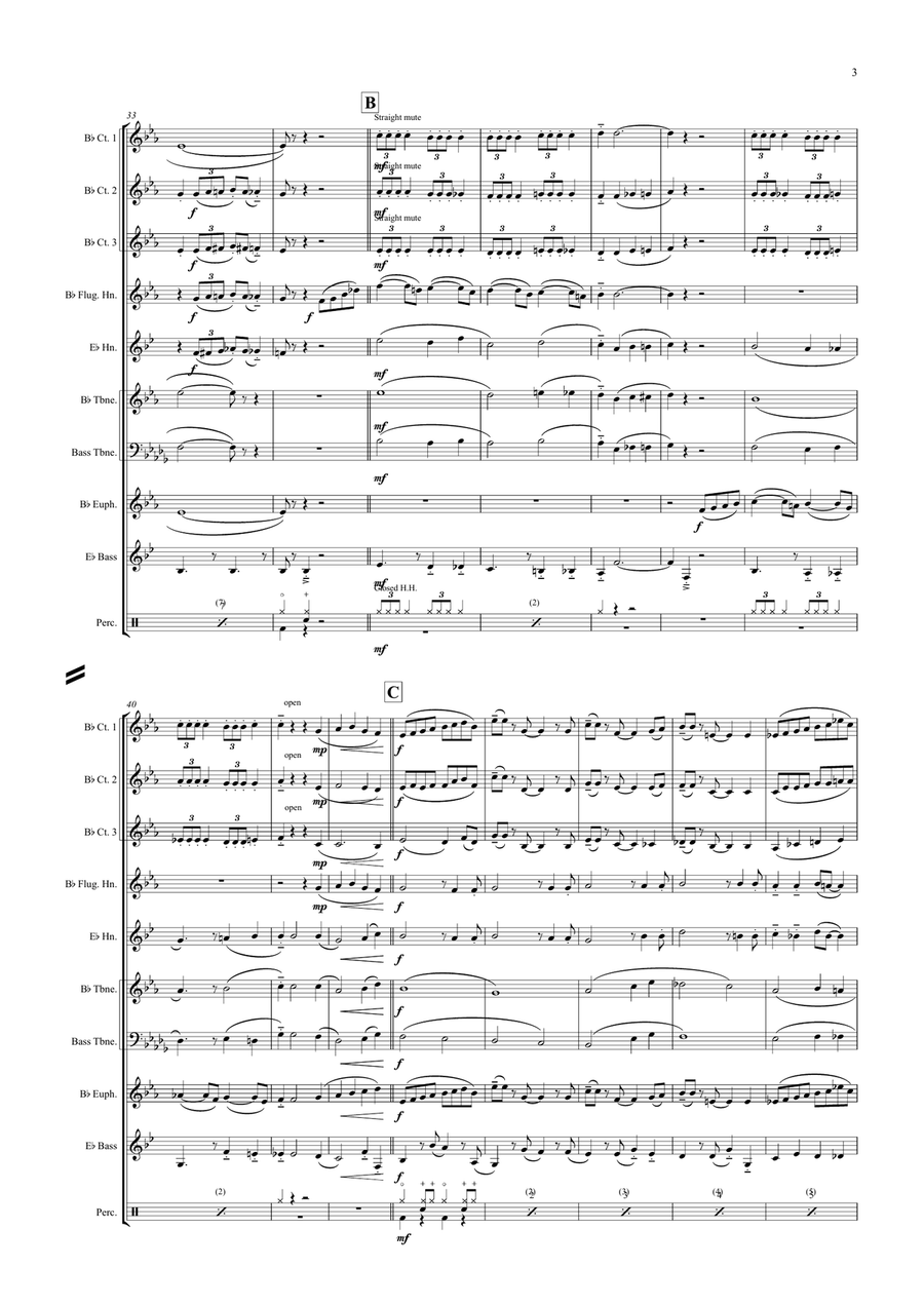 Spread A Little Happiness Brass Ensemble scores gallery preview page 3