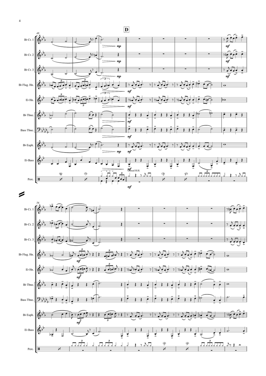 Spread A Little Happiness Brass Ensemble scores gallery preview page 4