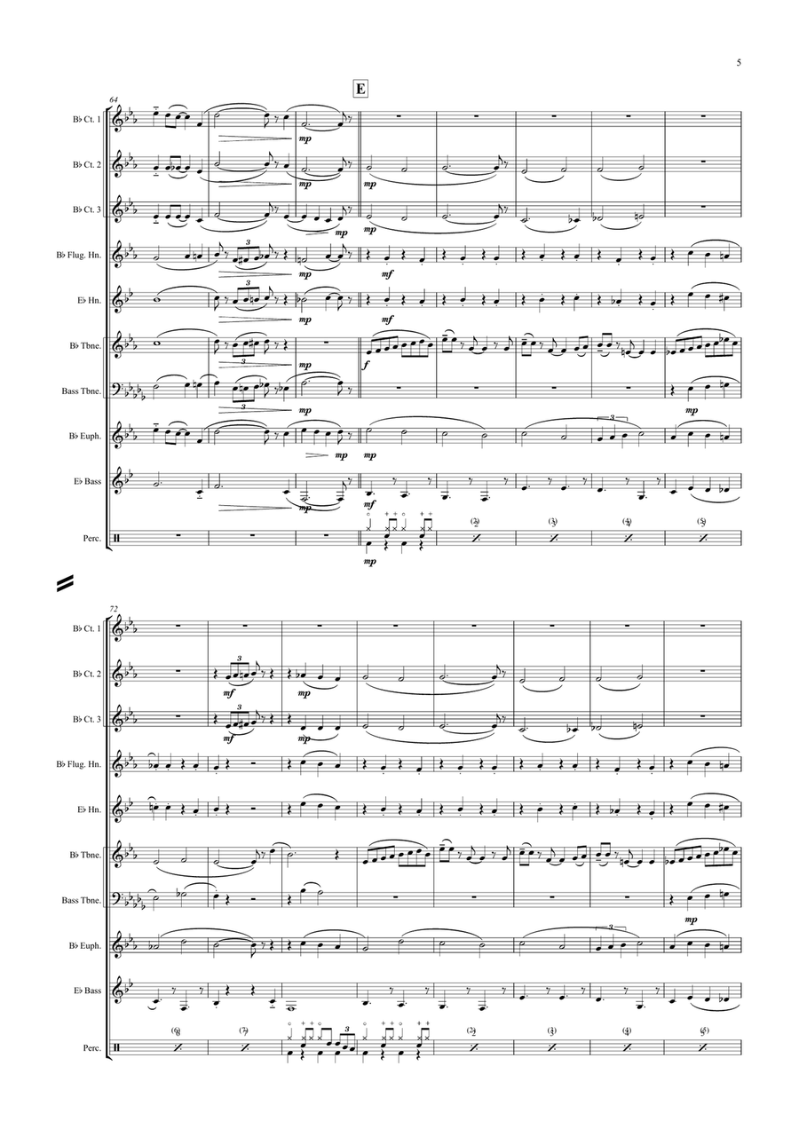 Spread A Little Happiness Brass Ensemble scores gallery preview page 5