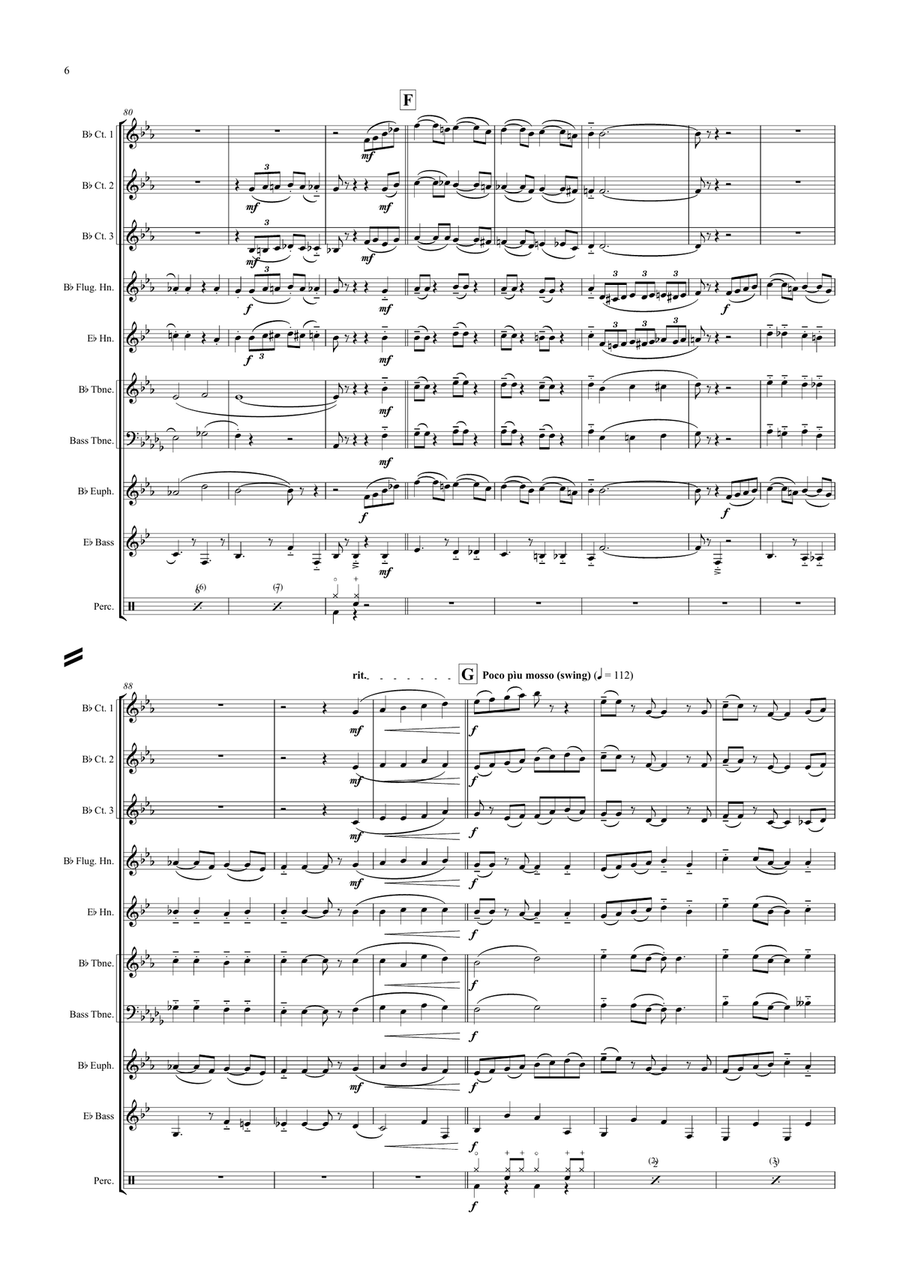Spread A Little Happiness Brass Ensemble scores gallery preview page 6