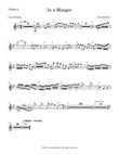 In a Manger - Violin 2