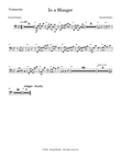 In a Manger - Cello