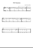 Oh! Susanna - Easy Version