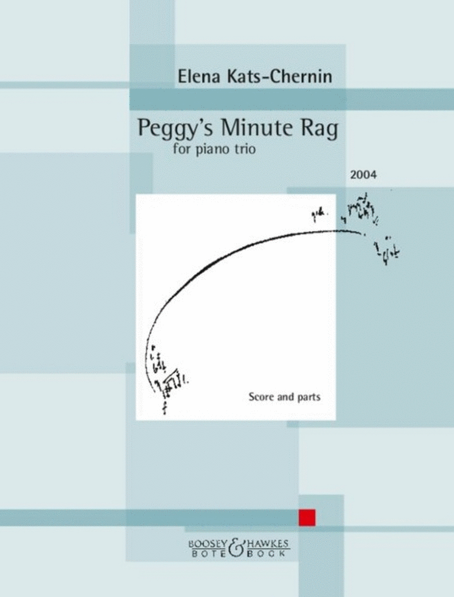 Peggy's Minute Rag Piano Trio scores gallery preview page 1
