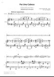 Por Una Cabeza - Cello and Piano - Advanced (Full Score)