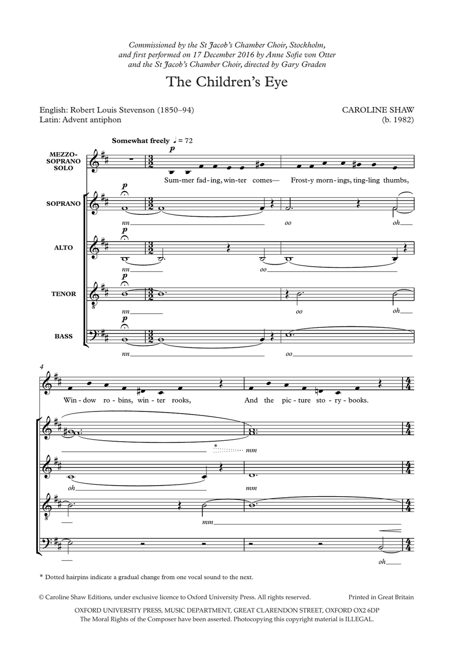 The Children's Eye The Children's Eye SSAATTBB scores gallery preview page 2