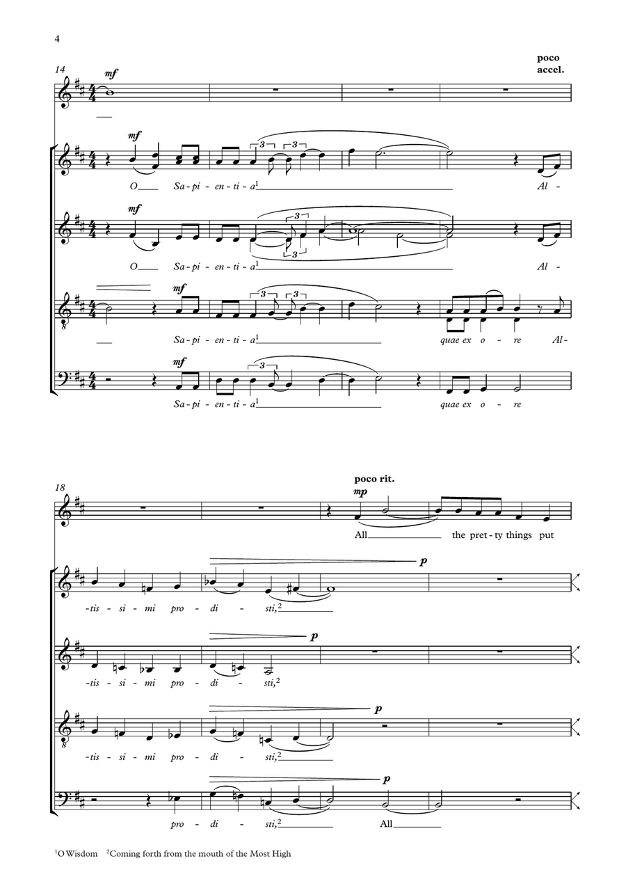 The Children's Eye The Children's Eye SSAATTBB scores gallery preview page 4