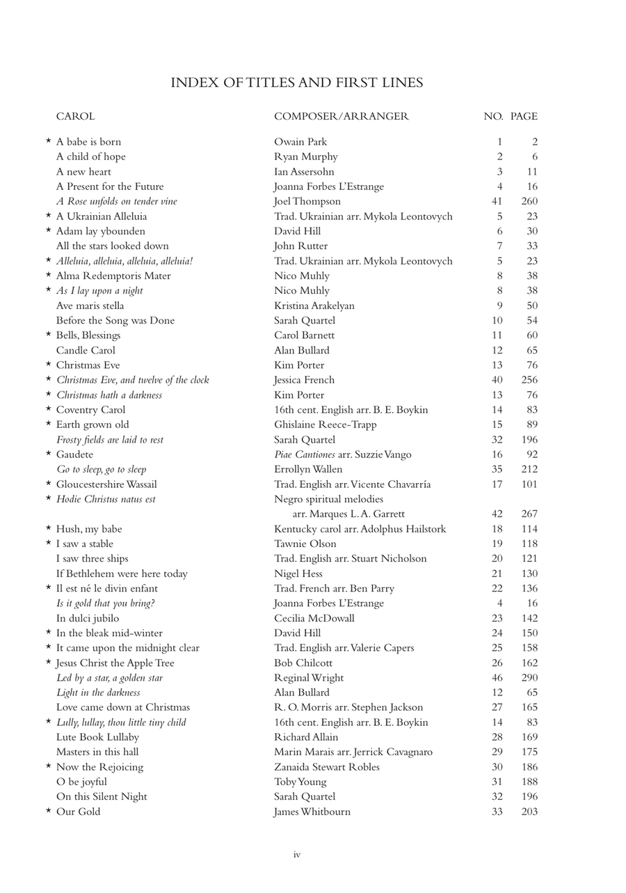 Carols for Choirs 6 Carols for Choirs 6 4-Part scores gallery preview page 2