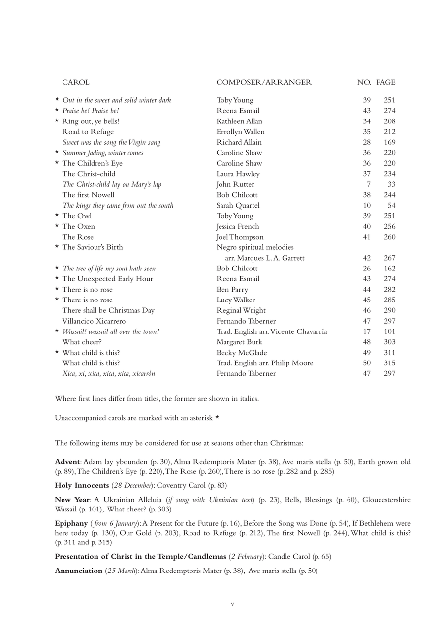 Carols for Choirs 6 Carols for Choirs 6 4-Part scores gallery preview page 3