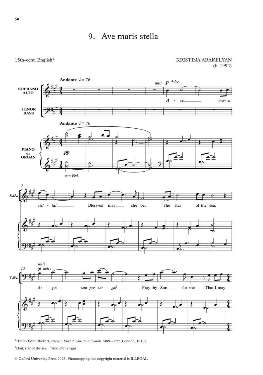 Carols for Choirs 6 Carols for Choirs 6 4-Part scores gallery preview page 9