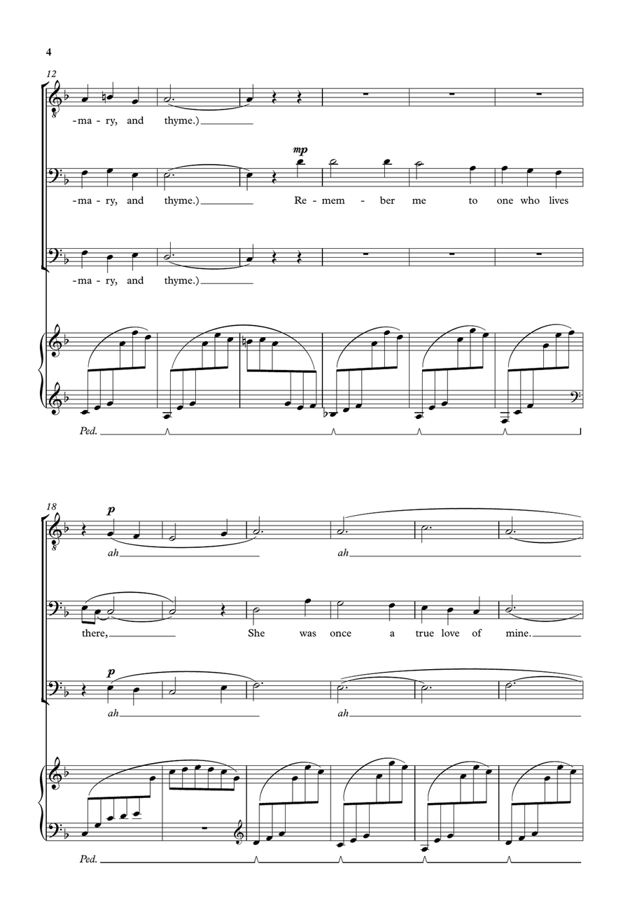 Scarborough Fair Scarborough Fair 3-Part scores gallery preview page 3
