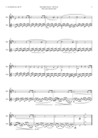 Moonlight Sonata by Beethoven for Trumpet and French Duet Brass Duet scores gallery preview page 3