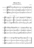 Minuet No.1