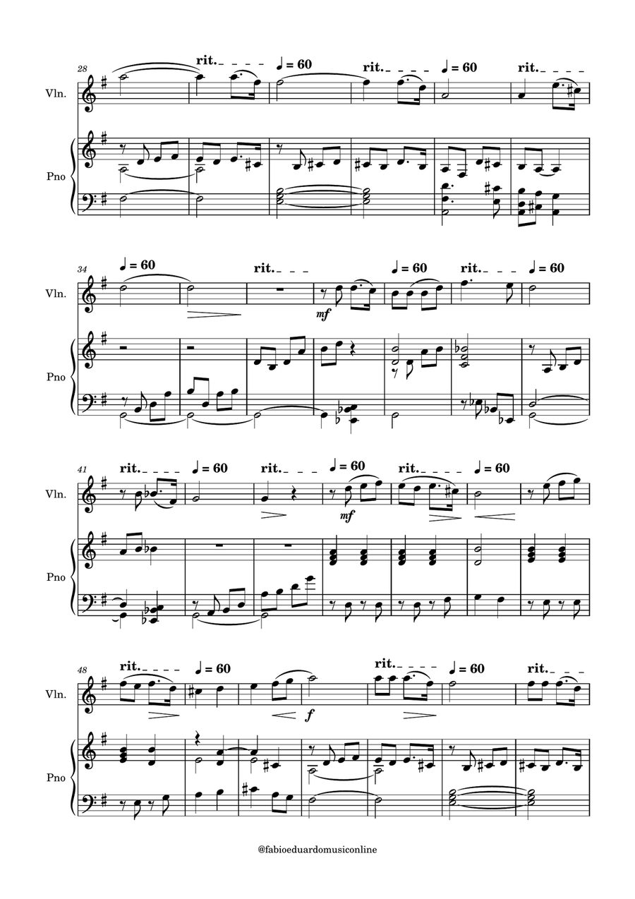 Nessun Dorma (Puccini) + FREE Mp3 Playback + PDF Solo and Piano Parts Flute scores gallery preview page 3