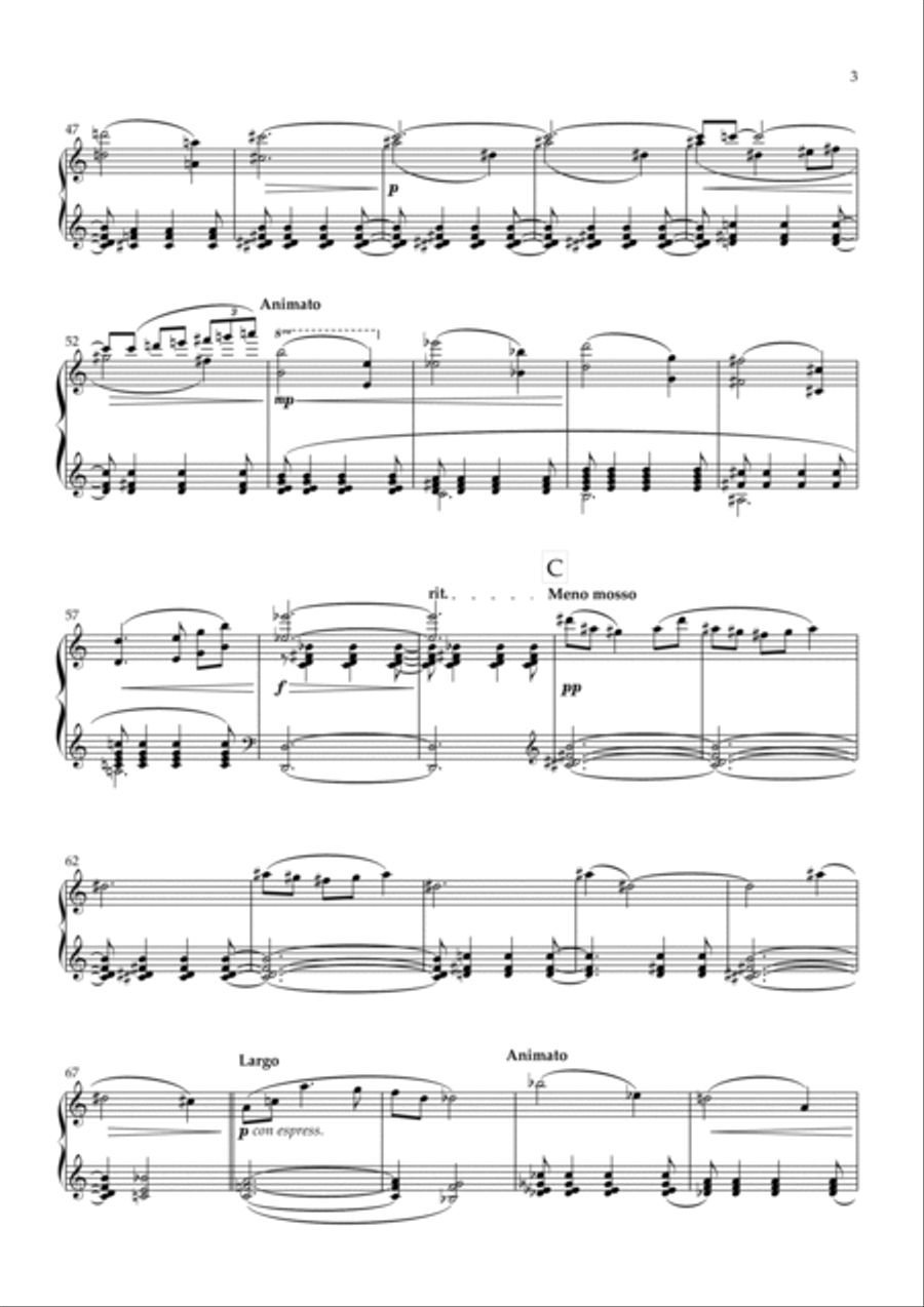Venus (from 'The Planets') Piano Solo scores gallery preview page 3