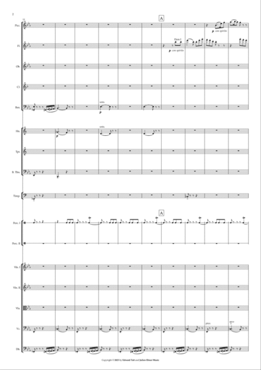 Crenark Hill (Op. 25) - Score Full Orchestra scores gallery preview page 2