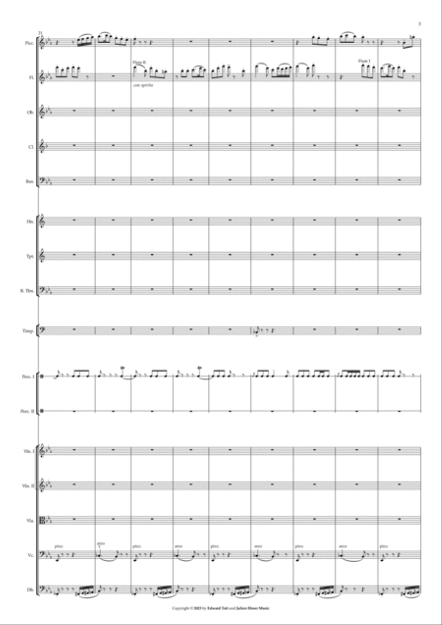 Crenark Hill (Op. 25) - Score Full Orchestra scores gallery preview page 3