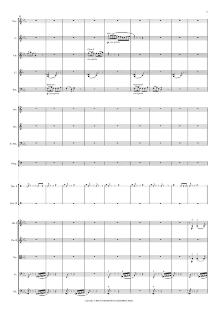 Crenark Hill (Op. 25) - Score Full Orchestra scores gallery preview page 5