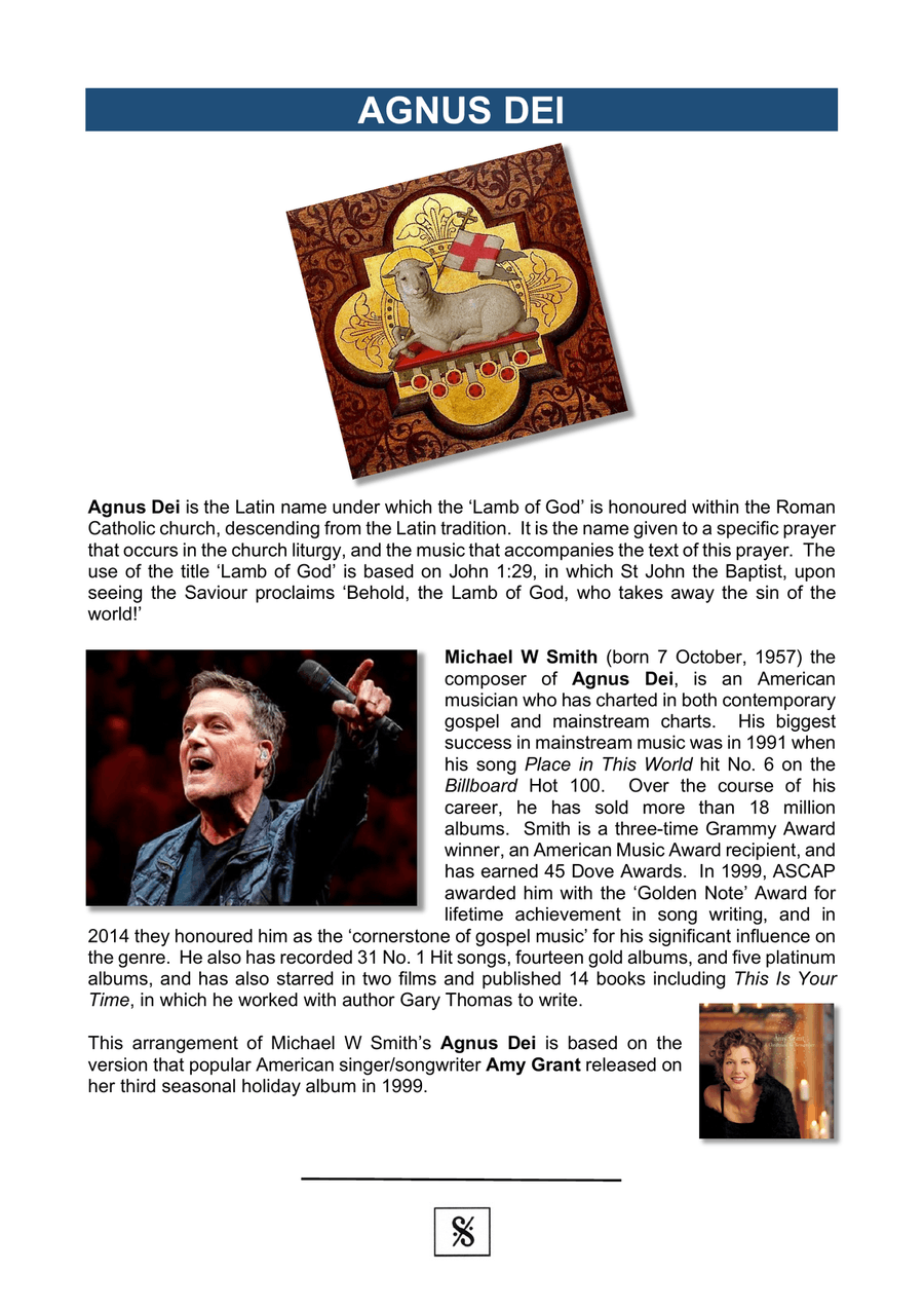 Agnus Dei SSA scores gallery preview page 2
