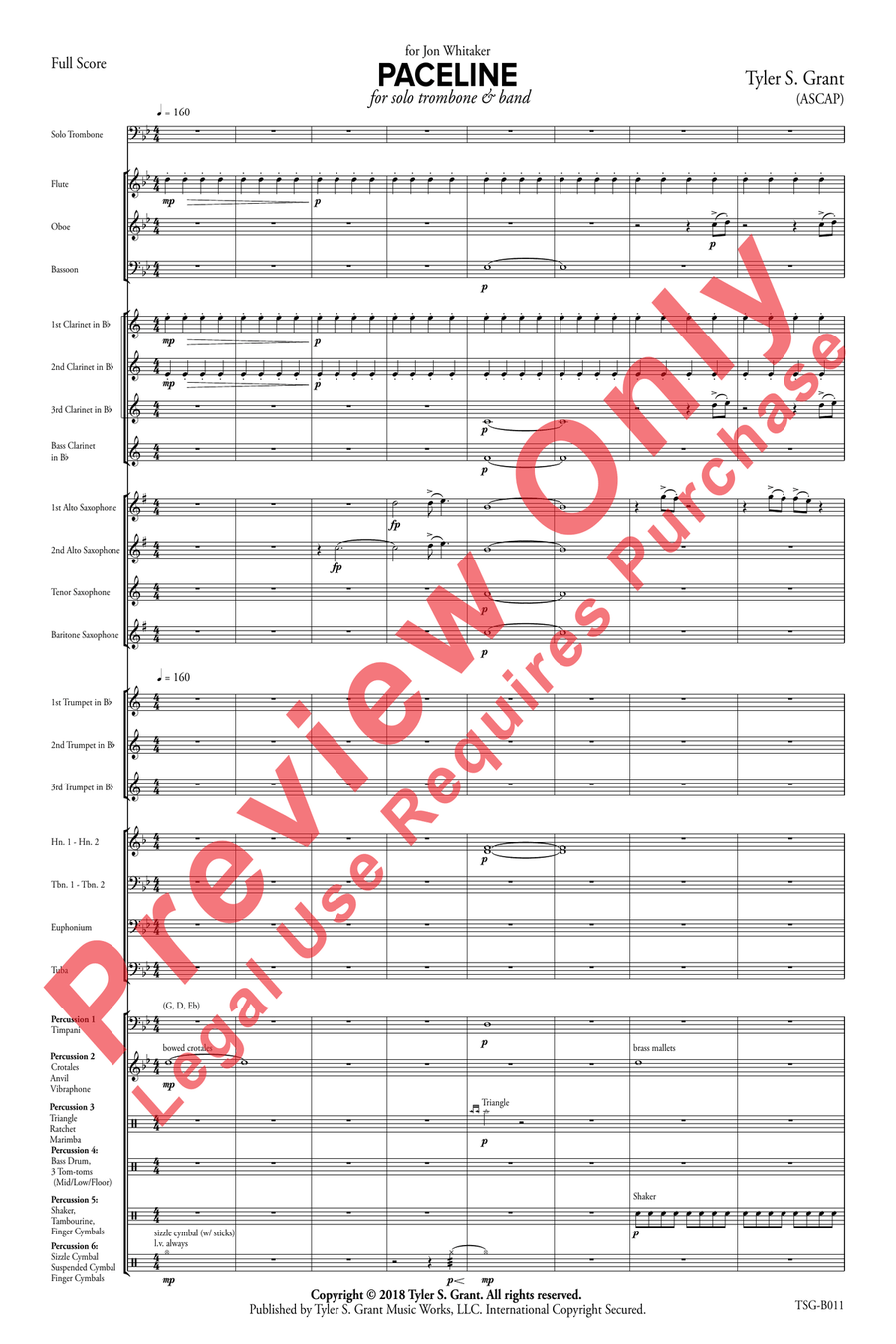 Paceline Paceline Concert Band scores gallery preview page 3
