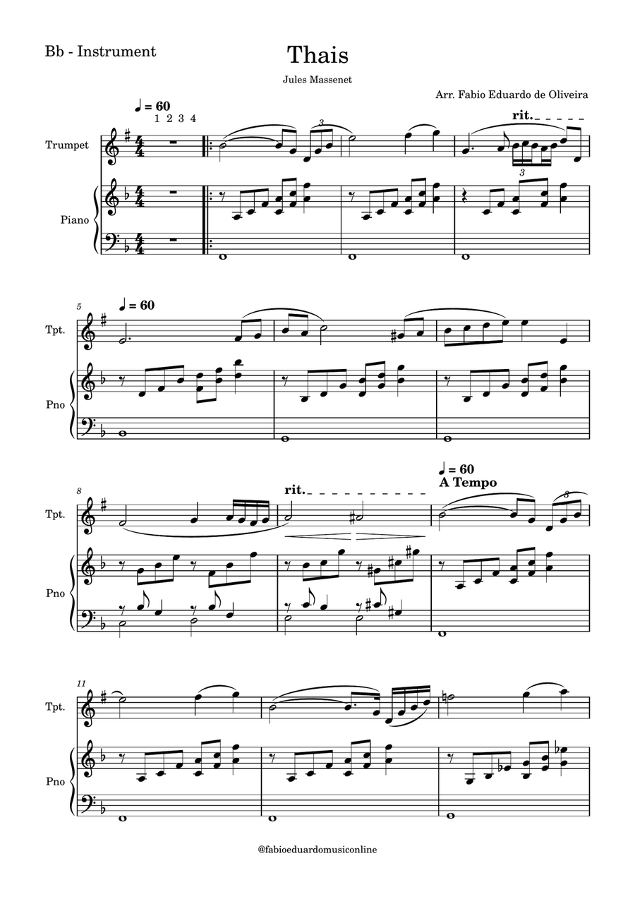 Thais (Meditation) - Free Mp3 Playback + Solo and Piano Parts Tenor Saxophone scores gallery preview page 2