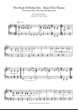 The Book Of Boba Fett Main Title Theme