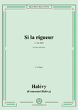 Halévy-Si la rigueur,from La Juive