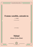 Méhul-Femme sensible,entends-tu,from Ariodant