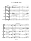 To God Be the Glory (String Orchestra or Quintet)
