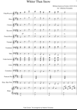 Whiter Than Snow - Score Only