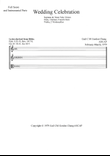 Wedding Celebration - Full Score with Instrumental Parts