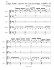 Largo from Concerto for Lute & Strings in D, RV. 93