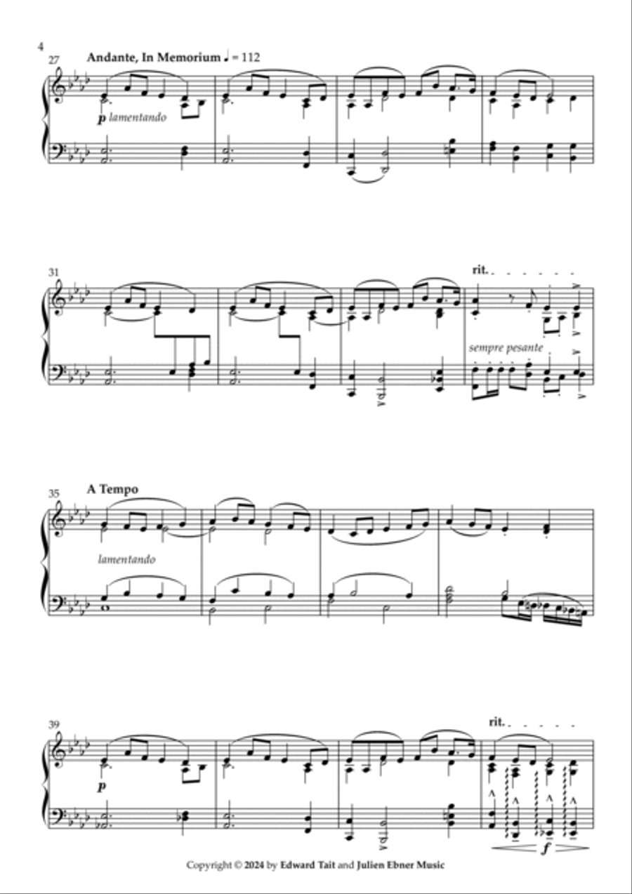 In Memorium Lulu (Op. 31) Piano Solo scores gallery preview page 4
