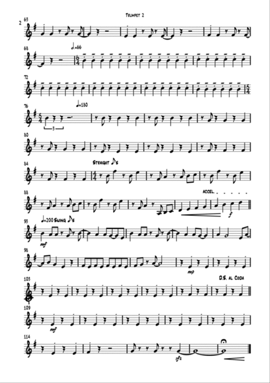 Careless Whisper Trombone scores gallery preview page 4