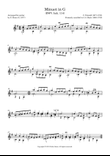 Minuet in G (BWV Anh. 114)