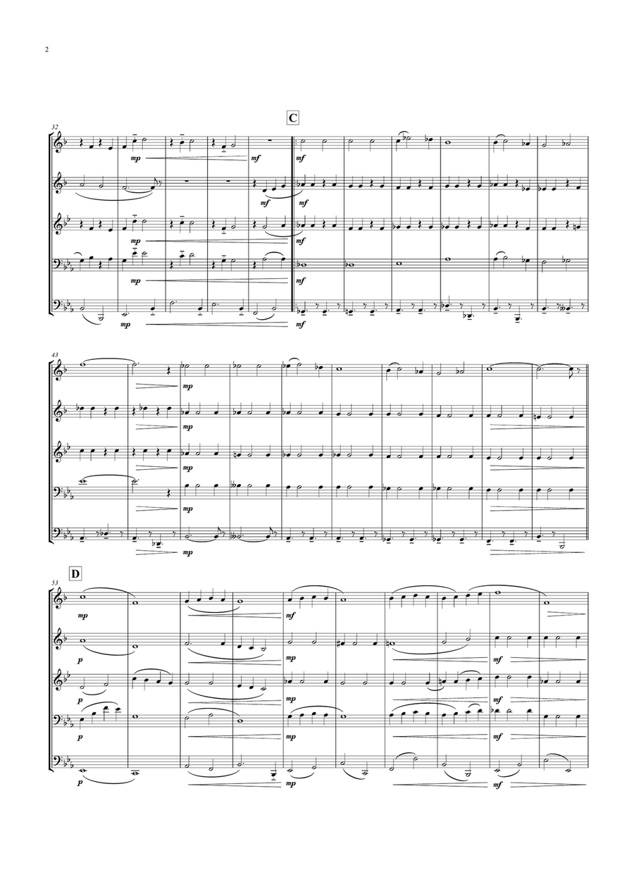 The Way You Look Tonight The Way You Look Tonight Brass Quintet scores gallery preview page 2