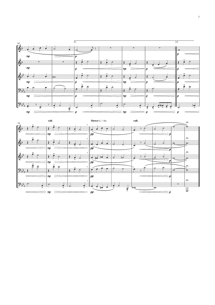 The Way You Look Tonight The Way You Look Tonight Brass Quintet scores gallery preview page 3