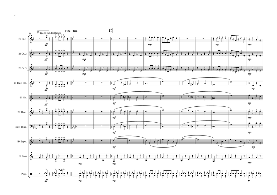 Wien, Bleibt Wien! Brass Ensemble scores gallery preview page 4