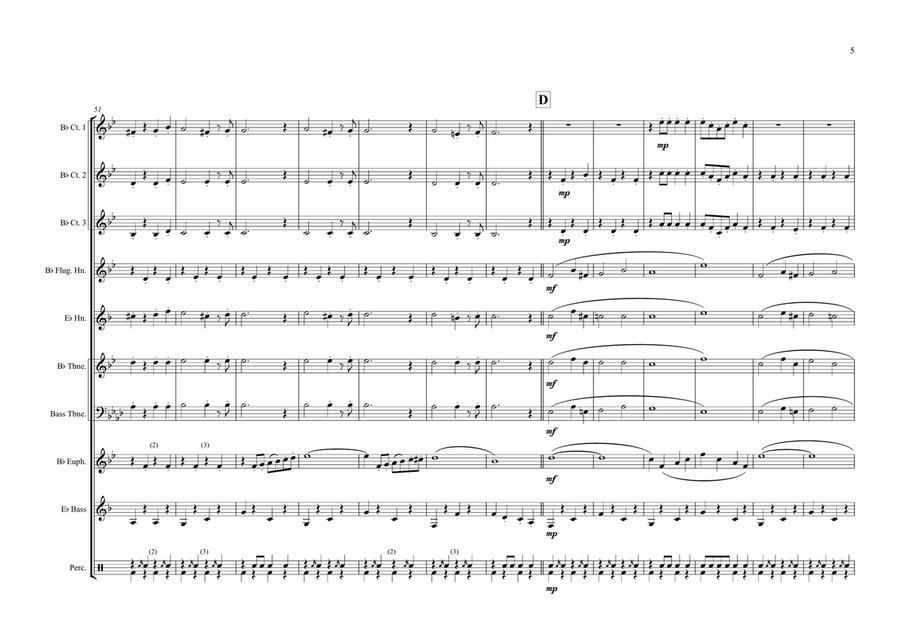 Wien, Bleibt Wien! Brass Ensemble scores gallery preview page 5
