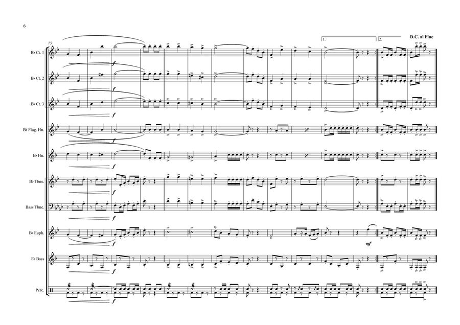 Under The Double Eagle Brass Ensemble scores gallery preview page 6