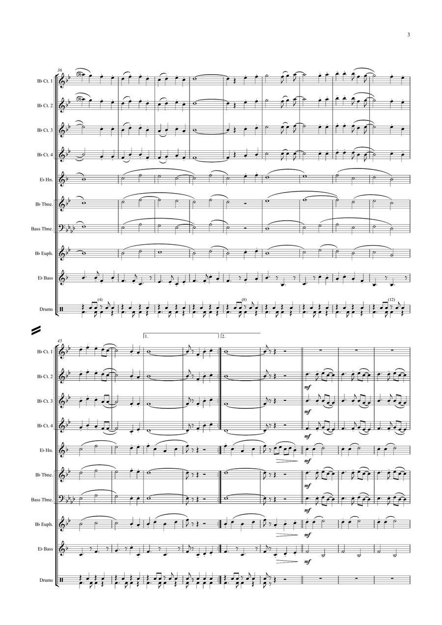 Top Of The World Top Of The World Brass Ensemble scores gallery preview page 3