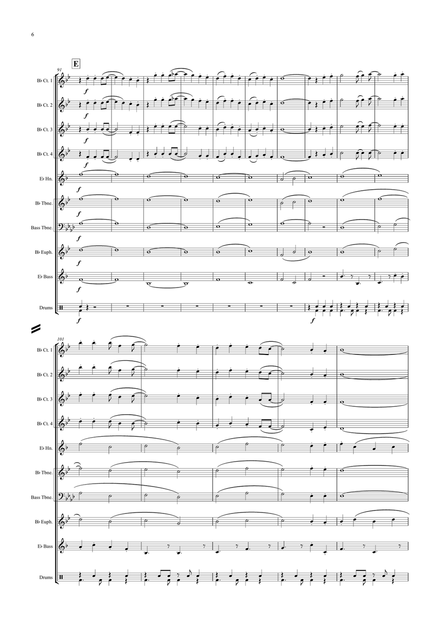 Top Of The World Top Of The World Brass Ensemble scores gallery preview page 6