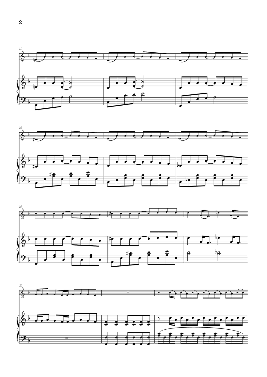 Vampire Flute Solo scores gallery preview page 2
